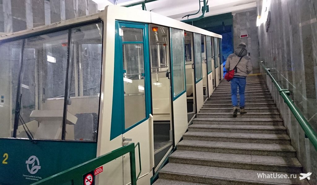 Фуникулер на Петршинский холм в Праге