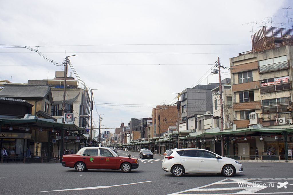 Улица Shijo-dori в Киото