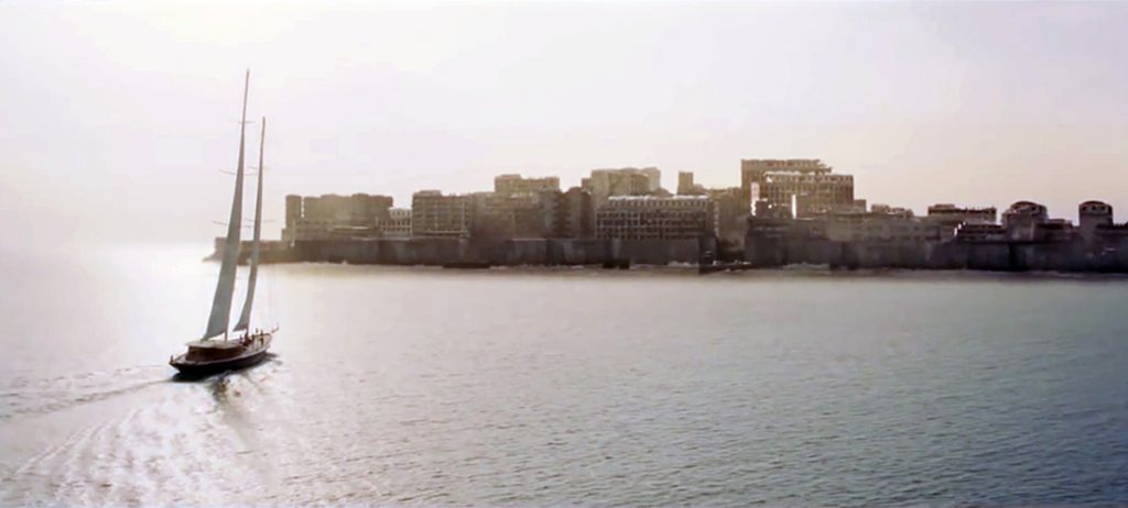 Остров Hashima в фильмах