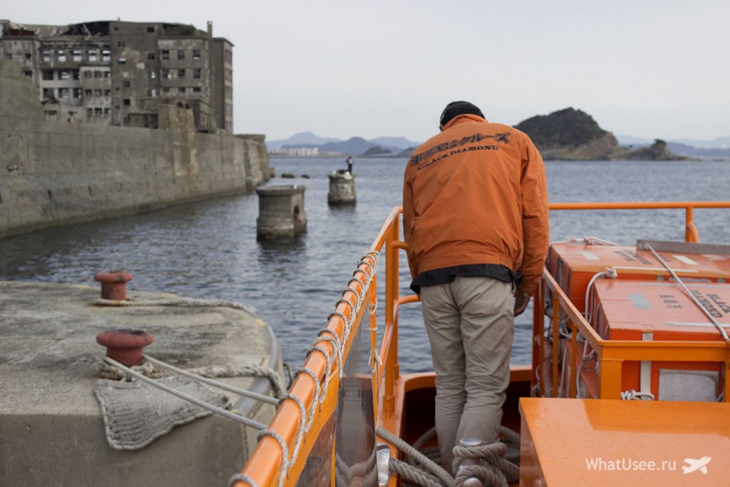 Поездка на остров Gunkanjima в Японии