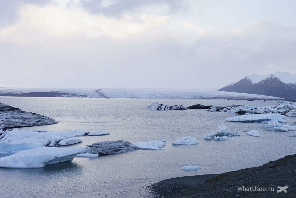 Jokulsarlon Glacier Lagoon в Исландии