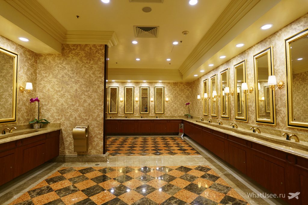 Туалеты в  казино Venetian